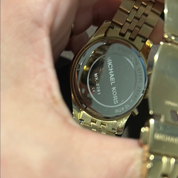 Michael Kors Gold Chronograph Watch - Picture 3 of 3